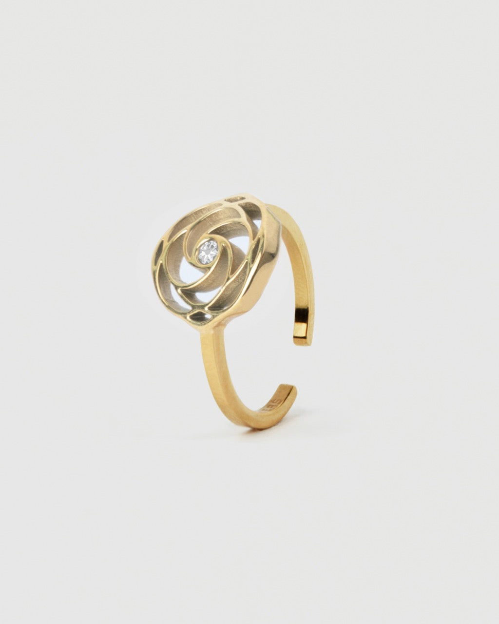 Florasion Hollow Gold Ring